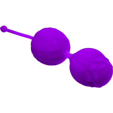 Фиолетовые вагинальные шарики Horny Orbs фото 3