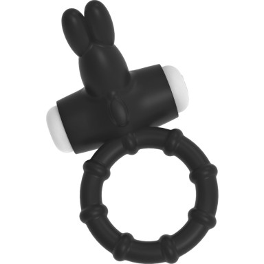 Черный эрекционное кольцо с вибрацией Ring Venny-Penny фото 2