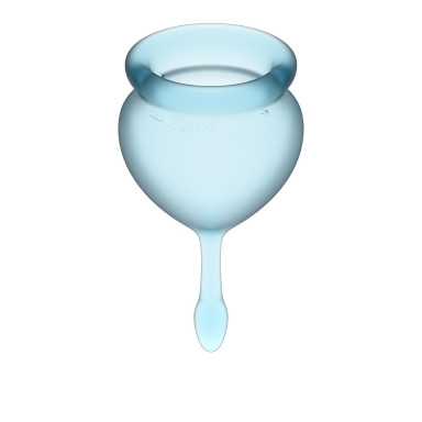 Набор синих менструальных чаш Feel good Menstrual Cup фото 19