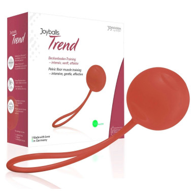 Красный вагинальный шарик Joyballs Trend Single, фото