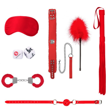 Красный игровой набор Introductory Bondage Kit №6, фото