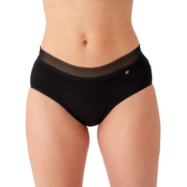 Менструальные трусы-шорты Period Pants, 2X, черный, фото