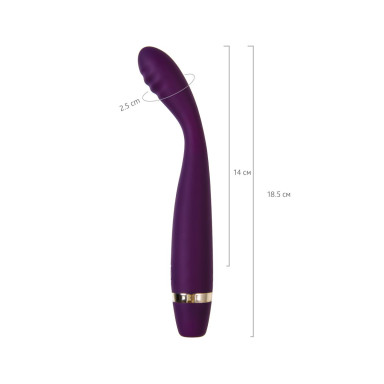 Фиолетовый стимулятор G-точки G-Hunter - 18,5 см. фото 4