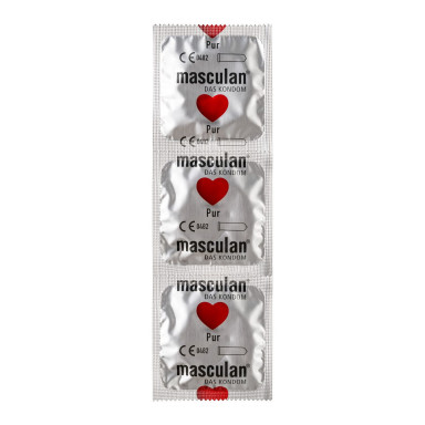 Супертонкие презервативы Masculan Pur - 3 шт. фото 7