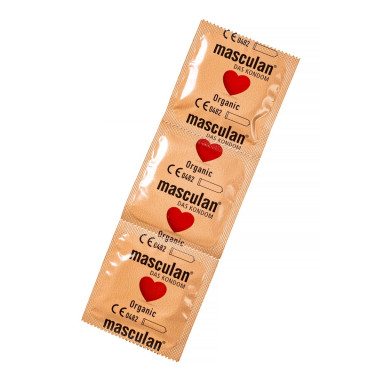 Экологически чистые презервативы Masculan Organic - 3 шт. фото 6