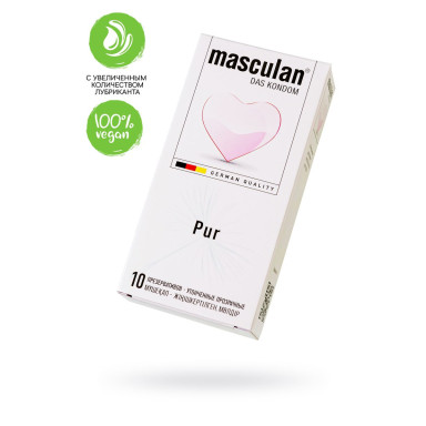 Супертонкие презервативы Masculan Pur - 10 шт. фото 2