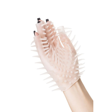 Телесная перчатка-мастубратор для чувственного массажа фото 4