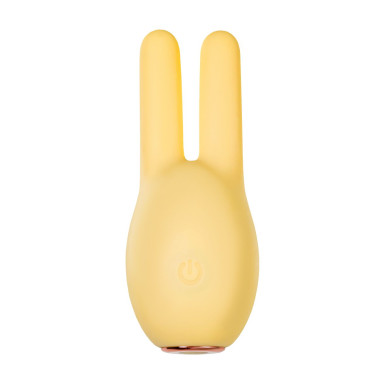 Желтый клиторальный стимулятор с ушками Mr. Bunny фото 2