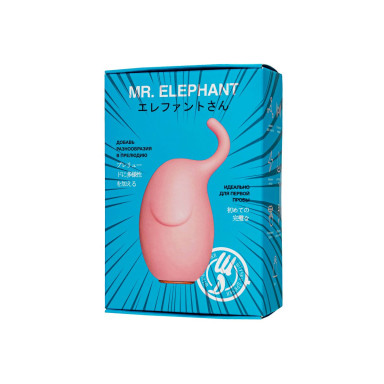 Розовый клиторальный стимулятор Mr. Elephant фото 9