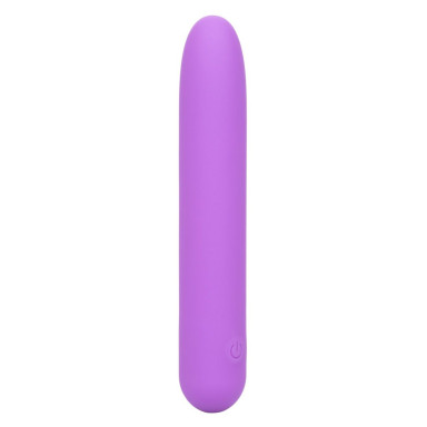 Фиолетовый мини-вибратор Bliss Liquid Silicone Mini Vibe - 10,75 см., фото