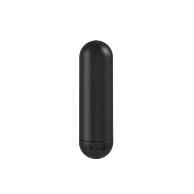 Черная перезаряжаемая анальная пробка №08 Cone-shaped butt plug - 13,5 см. фото 7