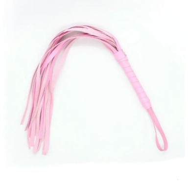 Розовая плеть с петлей - 55 см., фото