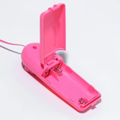 Розовое гладкое виброяйцо с выносным пультом фото 2