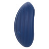 Синий вибромассажер Cashmere Velvet Curve, фото