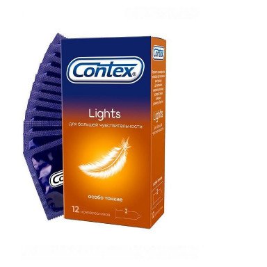 Особо тонкие презервативы Contex Lights - 12 шт. фото 1