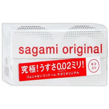 Ультратонкие презервативы Sagami Original 0.02 - 6 шт., фото
