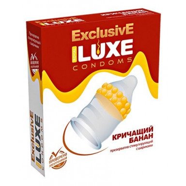 Презерватив LUXE Exclusive Кричащий банан - 1 шт., фото