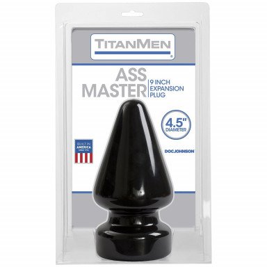 Огромный плуг Titanmen Tools Butt Plug 4.5 Diameter Ass Master - 23,1 см. фото 2