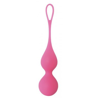Матовые розовые вагинальные шарики Кегеля Layla Peonia фото 2