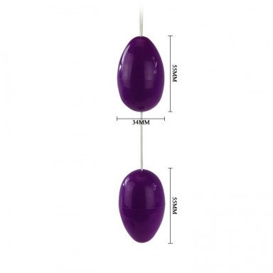 Фиолетовые анальные шарики вытянутой формы фото 3