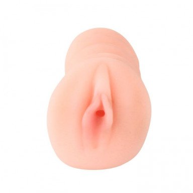 Мастурбатор-вагина с вибрацией и углублениями под пальцы, фото