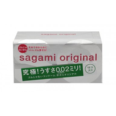 Ультратонкие презервативы Sagami Original 0.02 - 12 шт., фото