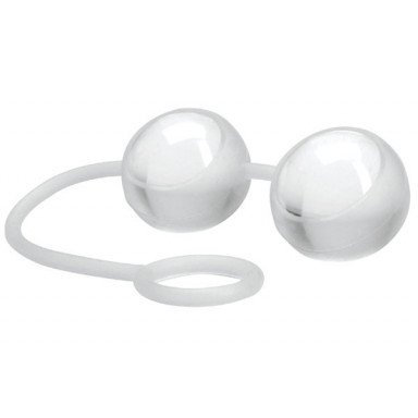 Стеклянные вагинальные шарики Climax Kegels Ben Wa Balls with Silicone Strap, фото