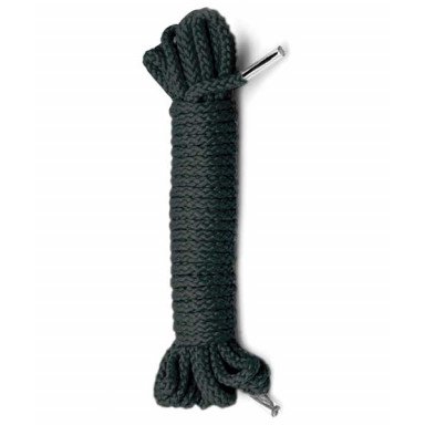 Черная веревка для связывания Bondage Rope - 10,6 м. фото 2