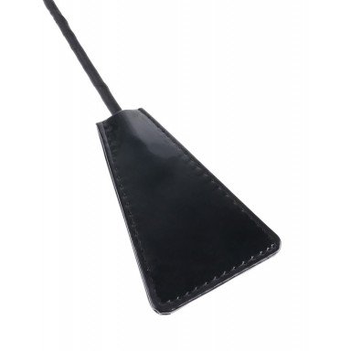 Черный стек Feather Crop с пуховкой на конце - 53,3 см. фото 2