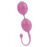 Розовые вагинальные шарики LAmour Premium Weighted Pleasure System, фото
