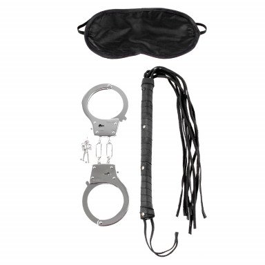 Набор для эротических игр Lover s Fantasy Kit - наручники, плетка и маска, фото