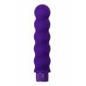 Фиолетовый фигурный вибратор - 17 см., фото