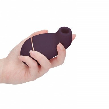 Фиолетовый клиторальный вакуум-волновой массажер Irresistible Kissable фото 3