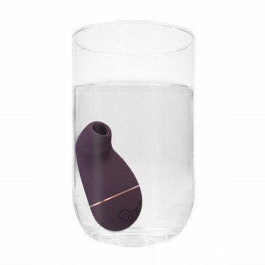 Фиолетовый клиторальный вакуум-волновой массажер Irresistible Kissable фото 4