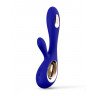 Синий вибратор-кролик Lelo Soraya Wave - 21,8 см., фото