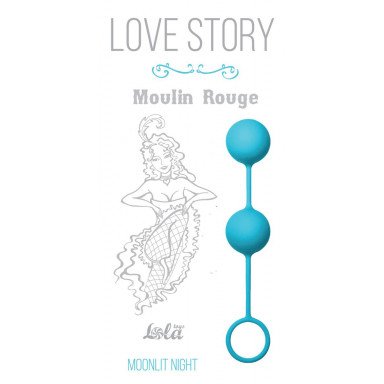 Голубые вагинальные шарики Love Story Moulin Rouge фото 2