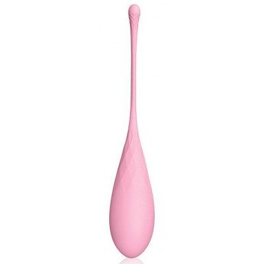 Нежно-розовый вагинальный шарик со шнурком, фото