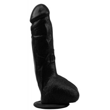 Черный фаллоимитатор Brunet Trick Penis - 22,5 см., фото