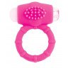 Розовое эрекционное виброкольцо A-toys, фото