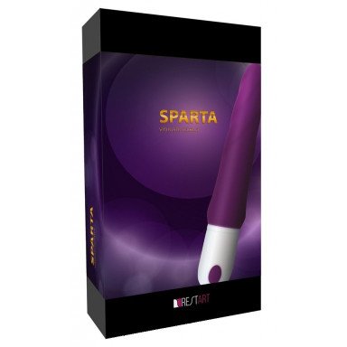 Фиолетовый гибкий рельефный вибратор Sparta - 23 см. фото 4