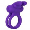 Фиолетовое двойное эрекционное кольцо Silicone Rechargeable Dual Rockin Rabbit, фото