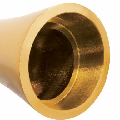 Золотистый алюминиевый вибратор GOLD SMALL - 7,5 см. фото 3