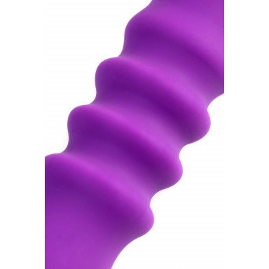 Фиолетовый анальный фаллоимитатор Drilly - 14 см. фото 9