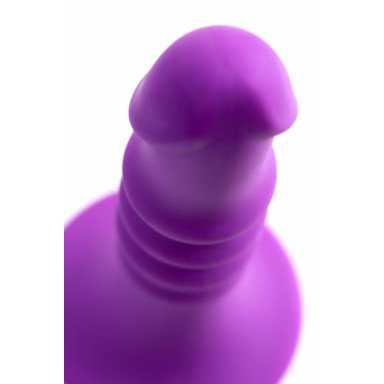 Фиолетовый анальный фаллоимитатор Drilly - 14 см. фото 10