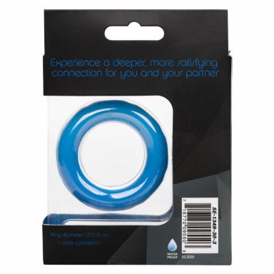 Синее эрекционное кольцо Link Up Ultra-Soft Max фото 3