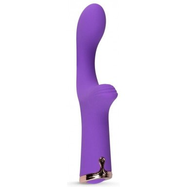 Фиолетовый вибратор The Baroness G-spot Vibrator - 19,5 см., фото