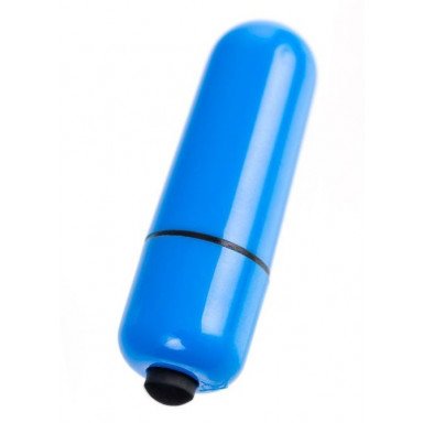 Синяя вибропуля-вибратор A-Toys Braz - 5,5 см., фото