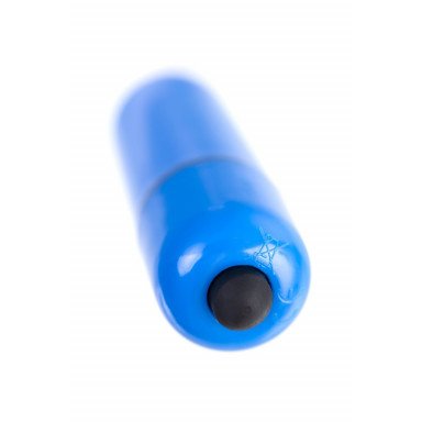 Синяя вибропуля A-Toys Braz - 5,5 см. фото 3