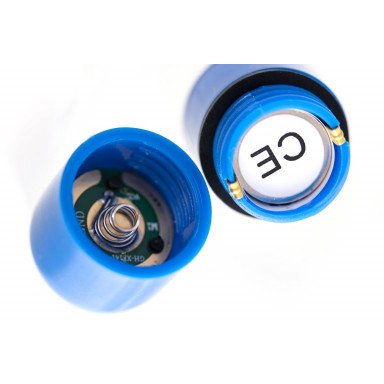 Синяя вибропуля A-Toys Braz - 5,5 см. фото 4