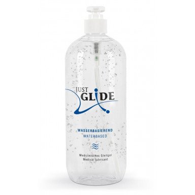 Гель-смазка на водной основе Just Glide Waterbased - 1000 мл., фото